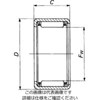 日本トムソン シェル形ニードルベアリング BHA(インチ系) BHA1010ZOH 1セット(4個)（直送品）