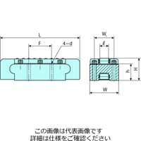日本トムソン ピロボールロッドエンド POS(インサート形・おねじ付) POS16LA 1セット(2個)（直送品）