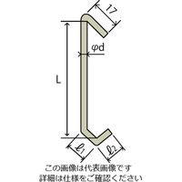 岩田製作所 塗装治具 スタンダードフック B3タイプ(90°Cひねり) 350X2.090DVーP 1ケース(100個)（直送品）