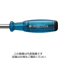 ピービ―スイスツールズ マルチクラフト C6ドライバービットビット8本組 差替式ドライバー インサイダー ブルー 6464.BLUE 1本（直送品）