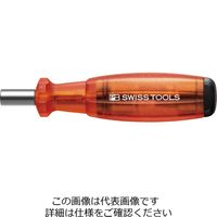 ピービ―スイスツールズ マルチクラフト C6ドライバービットビット8本組 差替式ドライバー インサイダー レッド 6464.RED 1本（直送品）