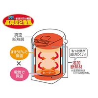 エスコ AC100V/1300W(5.0L) VE電気まほうびん EA763AR-49 1台（直送品）