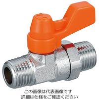 エスコ R 3/8” ミニボールバルブ(メッキ付) EA425AG-73 1セット(10個)（直送品）