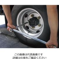 エスコ 23x26mm T型ホイールナット用BOXレンチ EA618ML-2326 1個（直送品）
