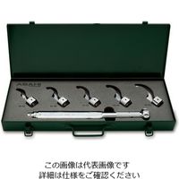 エスコ 40ー200N・m/58ー100mm トルクレンチ(フックレンチ型 EA723RA-2 1セット（直送品）