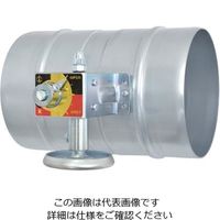 エスコ φ200x132mm 風量調節ダンパー(ウォーム式) EA997DC-200 1個（直送品）