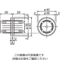 杉田エース セフティレール 木目調35 直ジョイント 455870 1セット(12個)（直送品）