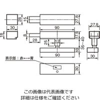 杉田エース スリムボルト表示付 127652 1個（直送品）