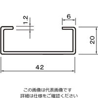 杉田エース SUS笠木金物1.2x4000 127671 1個（直送品）