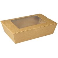 パックスタイル クラフトパック窓付 190ー130W 264117 1セット(400枚:50枚×8袋)（直送品）