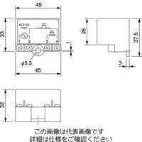 三木プーリ 電磁クラッチ・ブレーキ電源装置 BEWーWタイプ BEWー4W 1個（直送品）