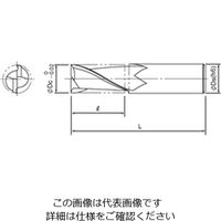 ダイジェット工業 DZコートソリッドワンカットエンドミル DZーOCES2形 DZーOCES2180 1個（直送品）