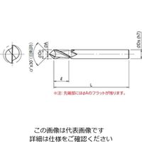 ダイジェット工業 ソリッドVポイントミル(ロングシャンク) VSEーLS形 VSEーLSー120ー60 1個（直送品）