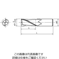 ダイジェット工業 アルミ加工用ソリッドエンドミル OCAS2ーL45形 OCAS2ー160L45 1個（直送品）