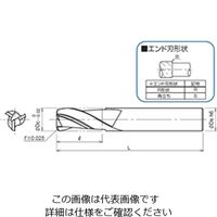 アルミ加工用ソリッドエンドミル(ロングシャンク・スリムシャンク・コーナR付き) ALーSEES3ーLSーR形 ALーSEES3120ーLSー（直送品）