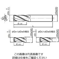 ダイジェット工業 アルミ加工用ラフィングエンドミル(ロング刃長) ALーOCRL形 ALーOCRL3240 1個（直送品）