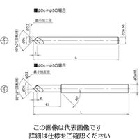 ダイジェット工業 面達アルミ用 ALーVME形 ALーVMEー050ー90 1個（直送品）