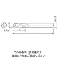 ダイジェット工業 グラファイト用ソリッドボールエンドミル GFーSBX形 GFーSBX2100 1個（直送品）
