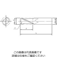 ダイジェット工業 DZコートラジアスエンドミル DZーSEDーR形 DZーSEDー2060ーR1.5 1個（直送品）