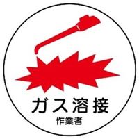 アークランズ 作業管理関係ステッカー ガス溶接作業者 2枚入 370ー62 4904781083138 1セット(10枚:2枚×5組)（直送品）