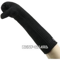 エスエスボディーガード ホワイトウルフ 耐切創手袋 ロングタイプ WW-BGL01-BK 1双