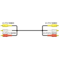 JVCケンウッド ビデオコード VX-38G 3ピン1.5m 1パック（直送品）