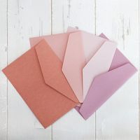 包む レターセット ノスタルジックカラー ピンク 00659 1セット(3個)