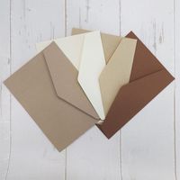 包む レターセット ノスタルジックカラー ブラウン TL019 1セット(3個)