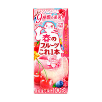 カゴメ 春のフルーツこれ一本 白桃＆さくらんぼブレンド 200ml 1セット（48本）