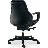 【組立設置込】コクヨ Gufo オフィスチェア ローバック C型肘 ポリ巻キャスター ブラック×ブラック 1脚（直送品）