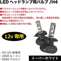 アークス LEDヘッドランプ用バルブ/H4 GRX-53 1セット（直送品）