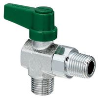 エスコ R 1/8” ミニボールバルブ(アングル型) EA425AH-61 1セット(5個)（直送品）