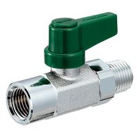 エスコ Rc3/8”xR 3/8” ミニボールバルブ EA425AJ-36 1セット(5個)（直送品）