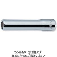 エスコ 1/4”DR/ 7/16” [航空規格]ディープソケット(インチ) EA618AE-308 1セット(4個)（直送品）