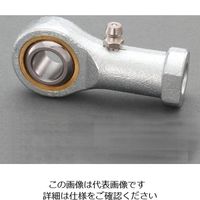 エスコ M12xP1.75 ロッドエンド(給油式/雌ねじ/左ねじ) EA966DA-12A 1セット(4個)（直送品）