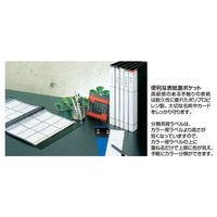 エスコ 504枚 名刺ホルダー EA762CJ-71 1セット(3冊)（直送品）