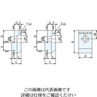 ナベヤ（NABEYA） ロックタイト5軸マシンバイス付属品 LT5AU100SJG4 1個（直送品）