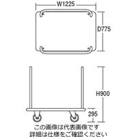 エヌケーキャリーキャスター 長尺物運搬車 SCー510 1台（直送品）