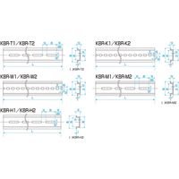 興和化成 ベースレール KBRーW2 50本入 1箱(50本)（直送品）