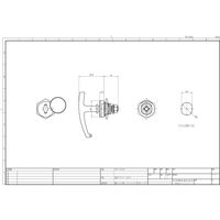 内外電機 取り外しハンドル PHー5320 1セット(6個)（直送品）
