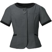 フォーク nuovo オーバーブラウスFB71381 チャコール 15号 FB71381-55-15（直送品）