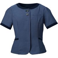 フォーク nuovo オーバーブラウスFB71381 ネイビー 19号 FB71381-7-19（直送品）