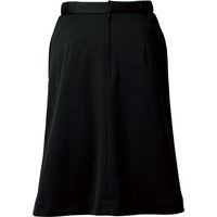 フォーク ウエストゴムAラインスカート ブラック 13号 FS45971-9-13 1着