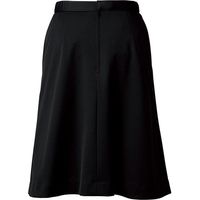 フォーク nuovo 脇ゴムソフトプリーツスカートFS45981 ブラック 19号 FS45981-9-19（直送品）