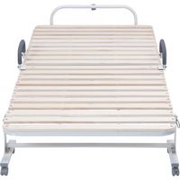 不二貿易 ワンタッチスノコベッド 桐 幅975×奥行2080×高さ445mm 14741 1台（直送品）