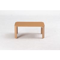 不二貿易 ウッディ ローテーブル 幅750×奥行500×高さ320mm ライトブラウン 10025 1台（直送品）