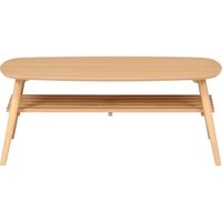 不二貿易 ノルン 折れ脚センターテーブル 6310-19SKV 幅1000×奥行500×高さ400mm ナチュラル 96351 1台（直送品）