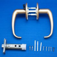 和気産業 室内用レバー錠 個室用セット 個室の錠 樹脂製 ゴールド バックセット60cm SET-203G 1セット（直送品）