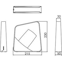 Xcellent キューボー テーブルランプ 2700K ホワイト 880005 1個（直送品）