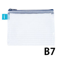 セキセイ アゾン メッシュケース ミニ B7 写真サイズ ブルー AZ-135-10 5冊